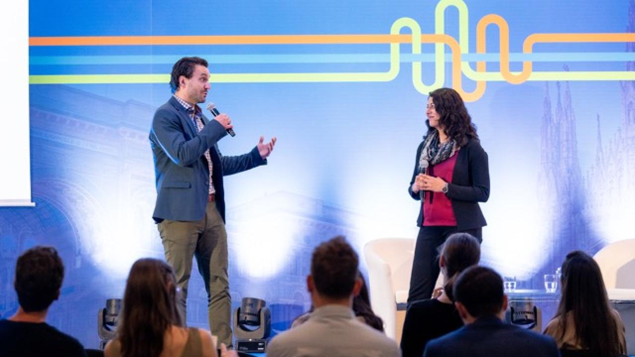 Kurt Kipka, Chief Impact Officer, Aii and Amina Razvi, CEO, Sustainable Apparel Coalition at Planet Textiles