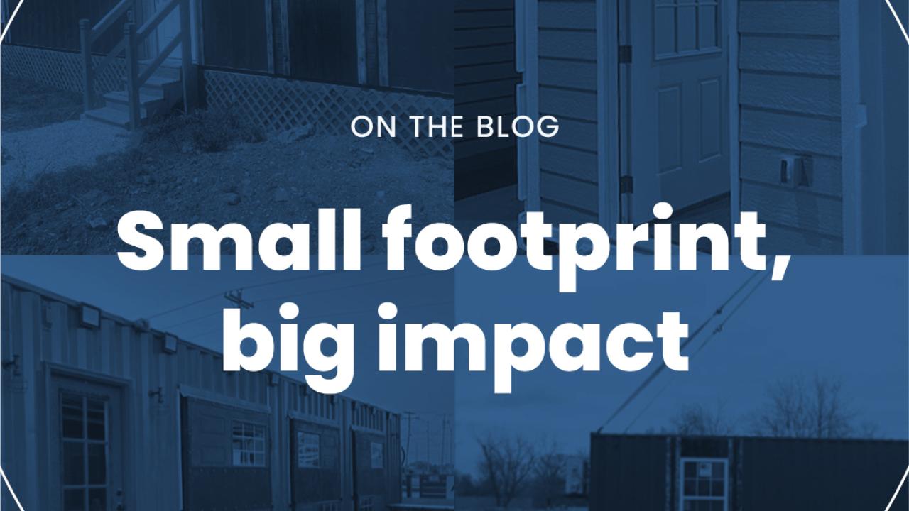 'Small footprint, big impact'