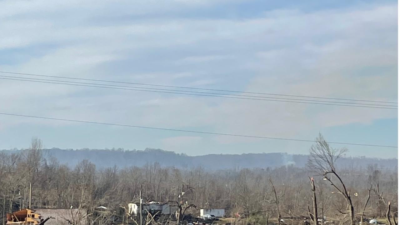 Tornado destruction in Dawson Springs, Kentucky