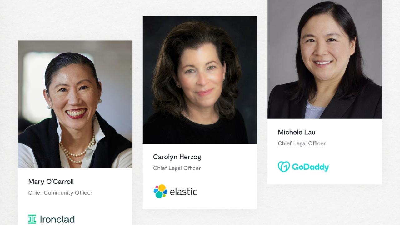 Michele Lau, Carolyn Herzog and Mary O’Carroll