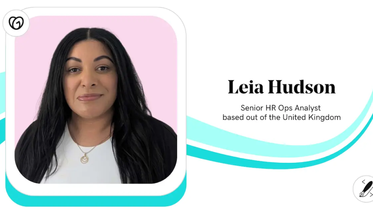 Leia Hudson, Senior HR Ops Analyst, GoDaddy.