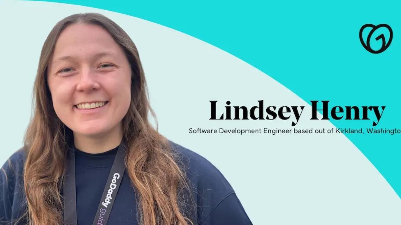 Lindsey Henry; Software Development Manager, GoDaddy.