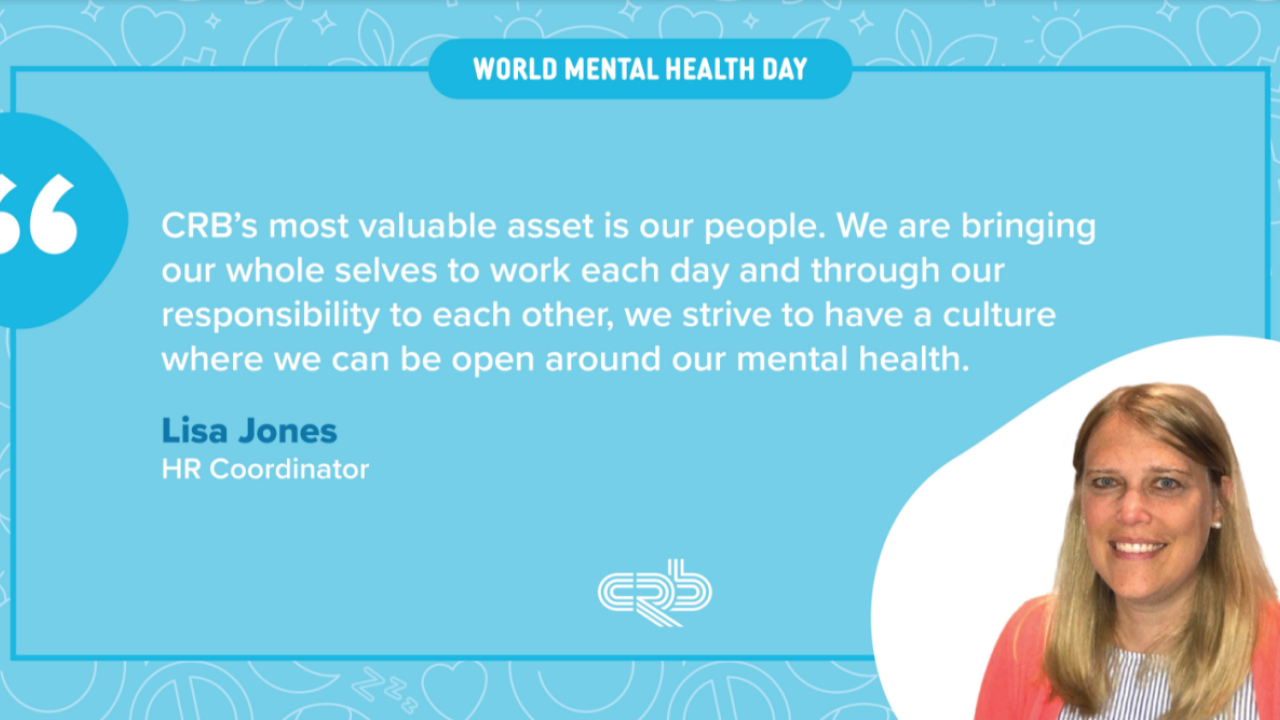Lisa Jones and quote "CRB's most valuable asset is our people."