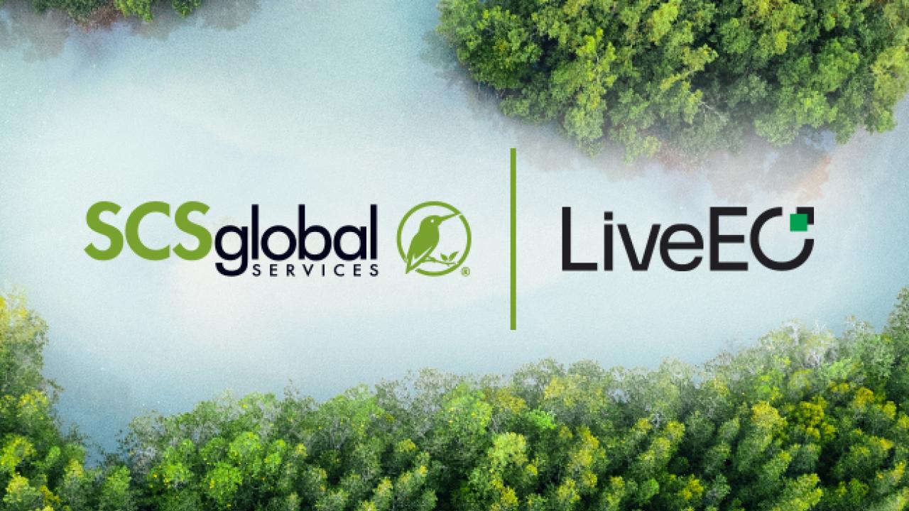 LiveEO and SCS Global Services banner image
