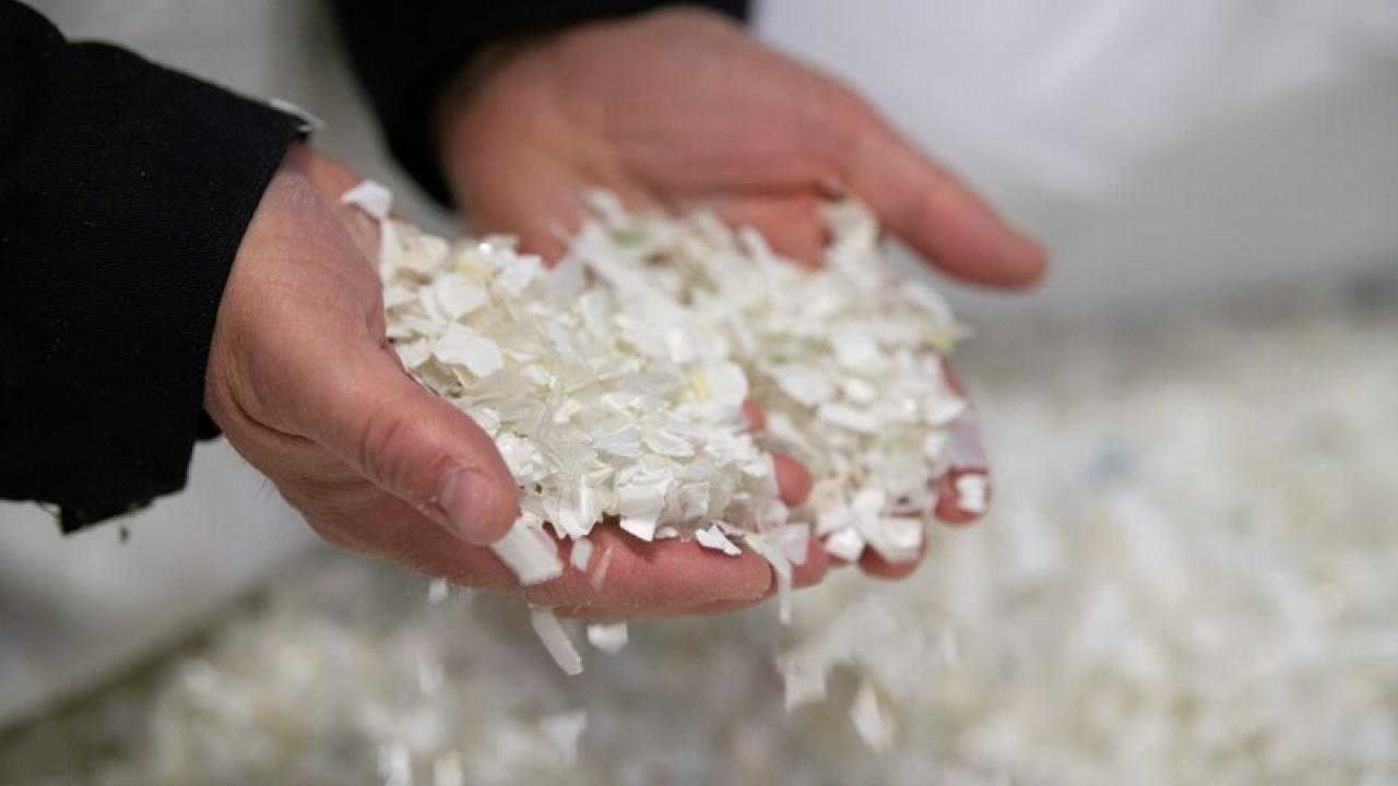 QCP's mechanically recycled blends are used in various items, from bottles to strollers and suitcases.
