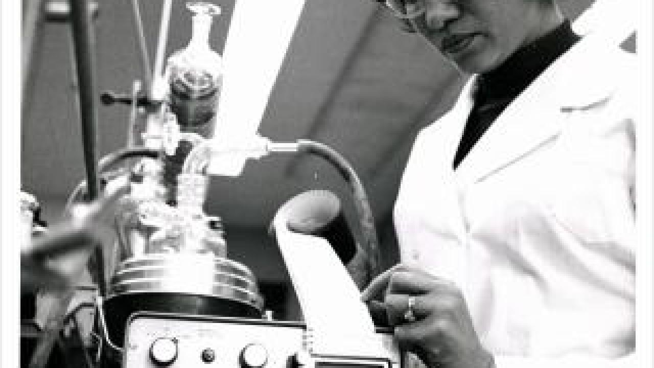 Woman in a lab
