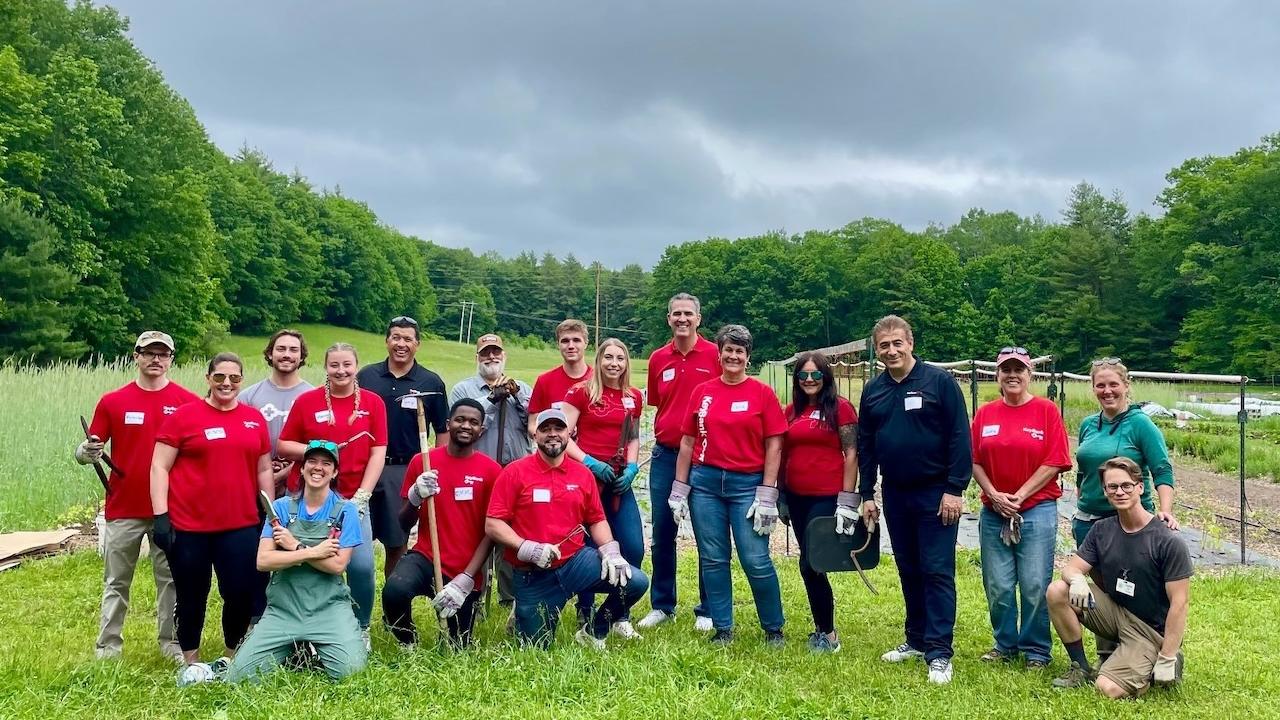 Maine Ecology School, Saco Maine, volunteers shown.