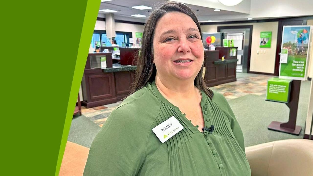 Regions Branch Manager Nancy Lancaster