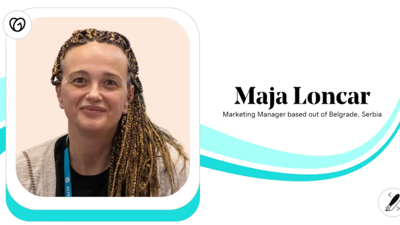 Maja Loncar, Marketing Manager, GoDaddy, Serbia.