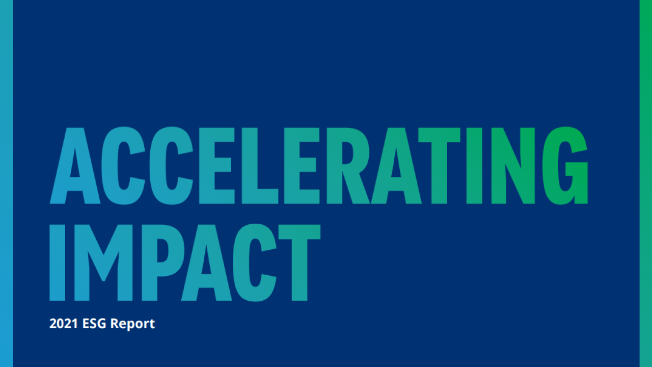 March McLennan 2021 ESG Report Cover
