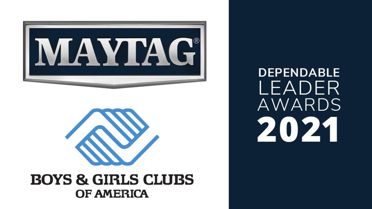 Maytag logo and Boys & Girls Clubs of America Logo