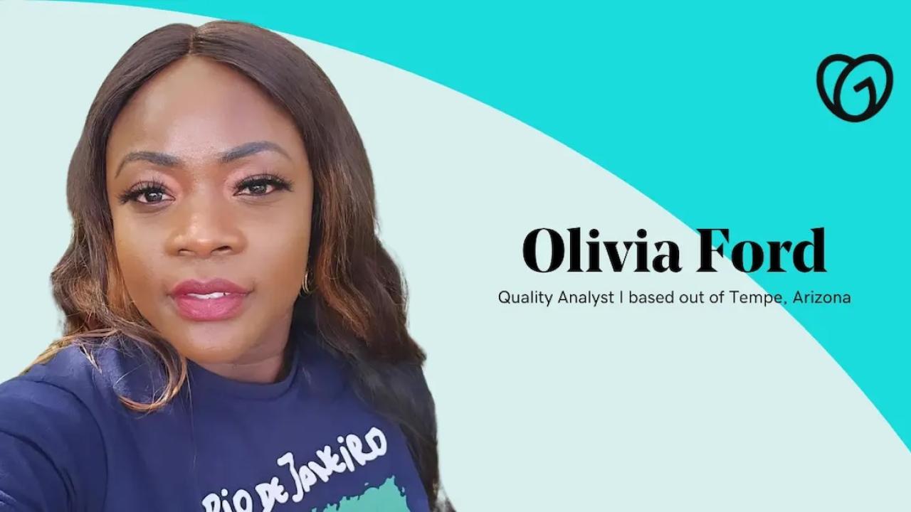 Olivia Ford, Quality Analyst, GoDaddy.