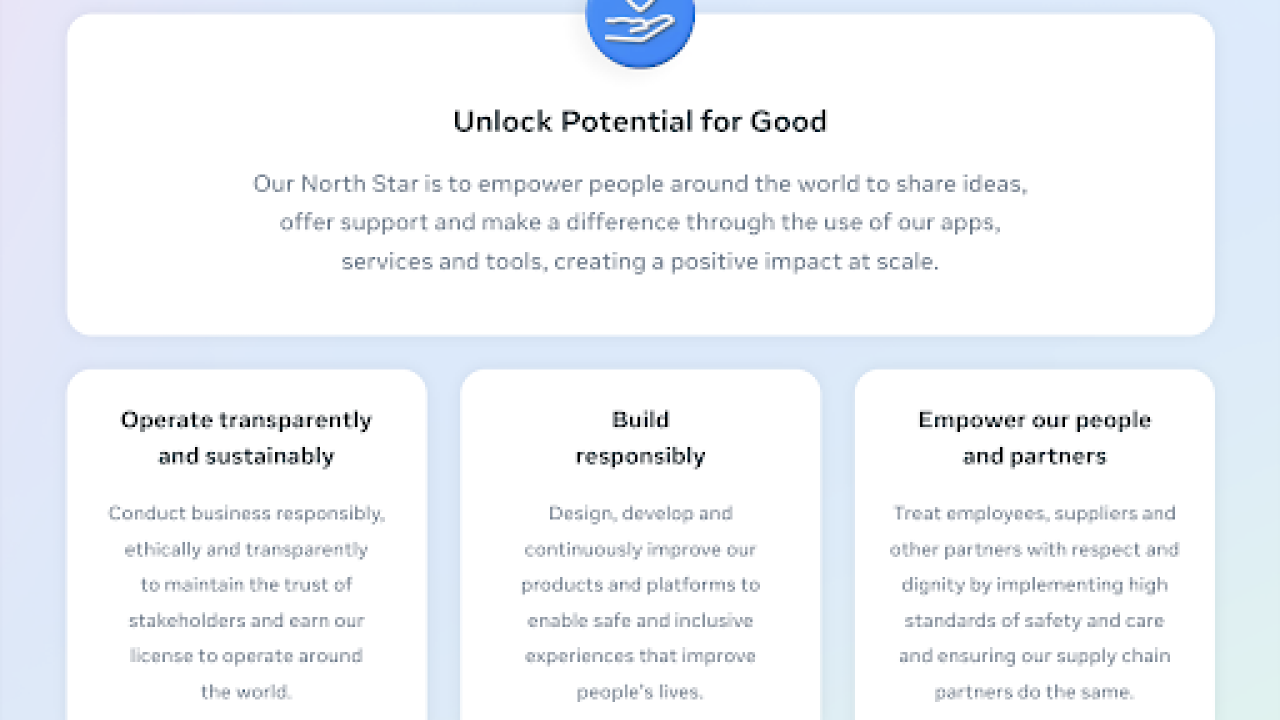 Unlock Potential for Good infographic