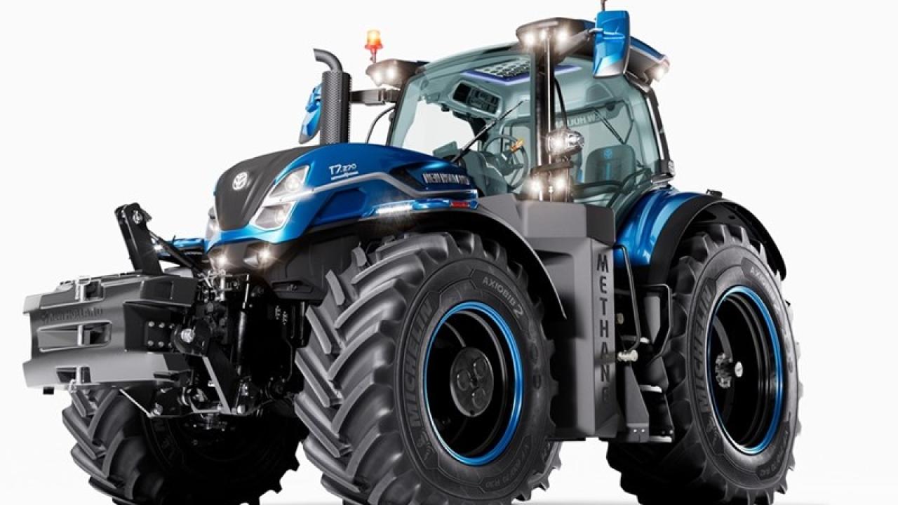 Blue Methane Power tractor 