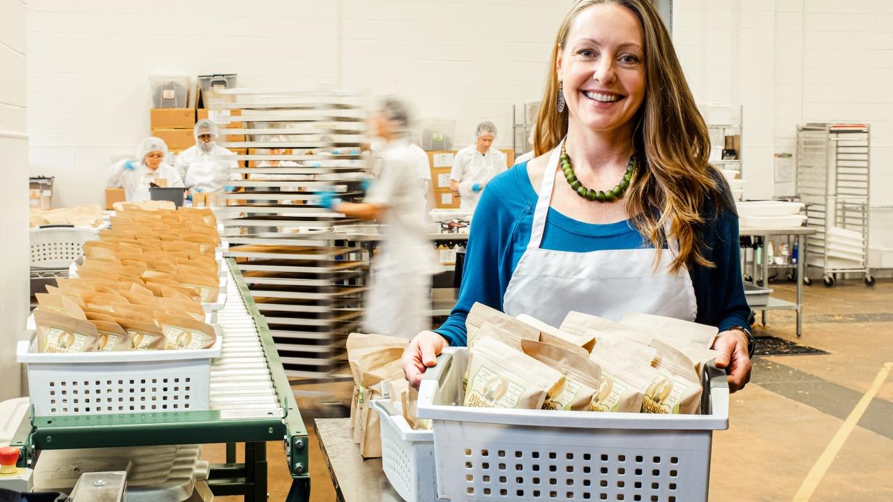 Michele's Granola processing area