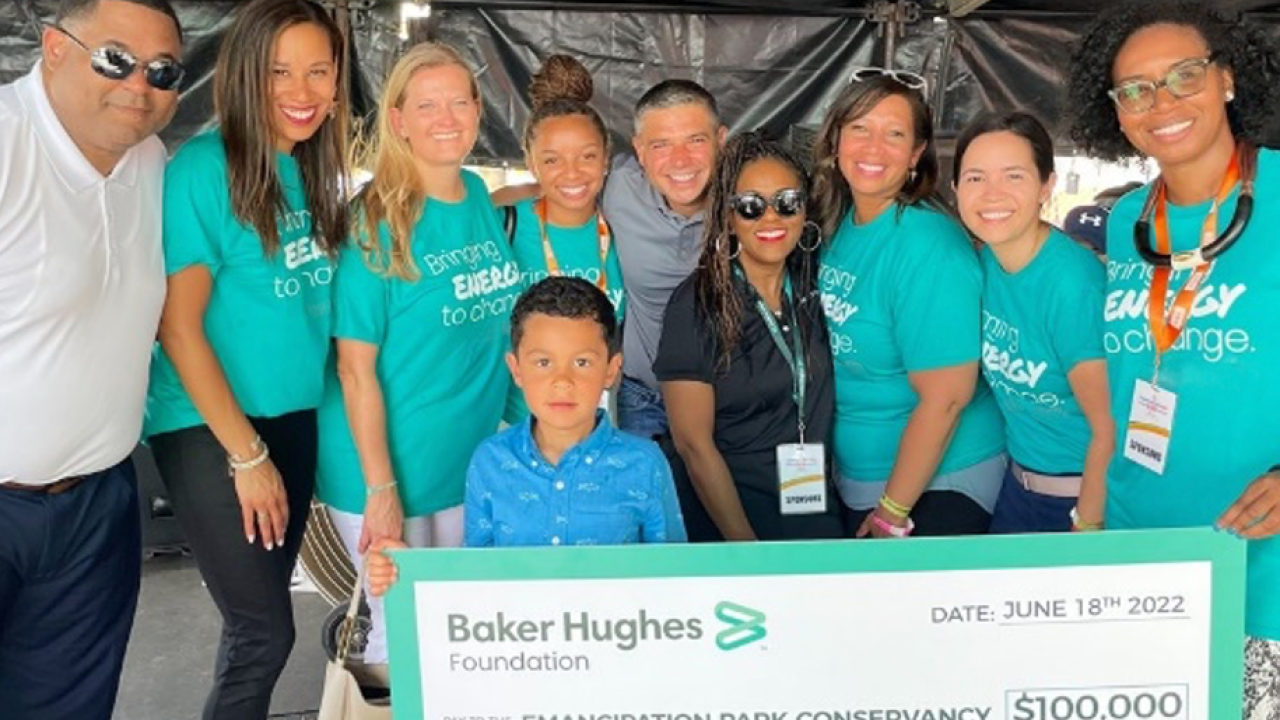 The Baker Hughes Foundation Contributes $100,000 to Houston's Emancipation Park Conservancy 