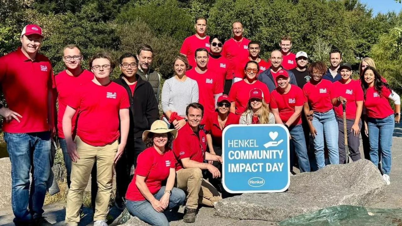 Group of volunteers on Community Impact Day