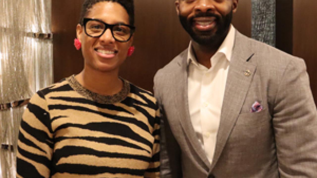 Miranda Walker and Johnny Opara at a recent U.S. Bancorp Impact Finance gathering.