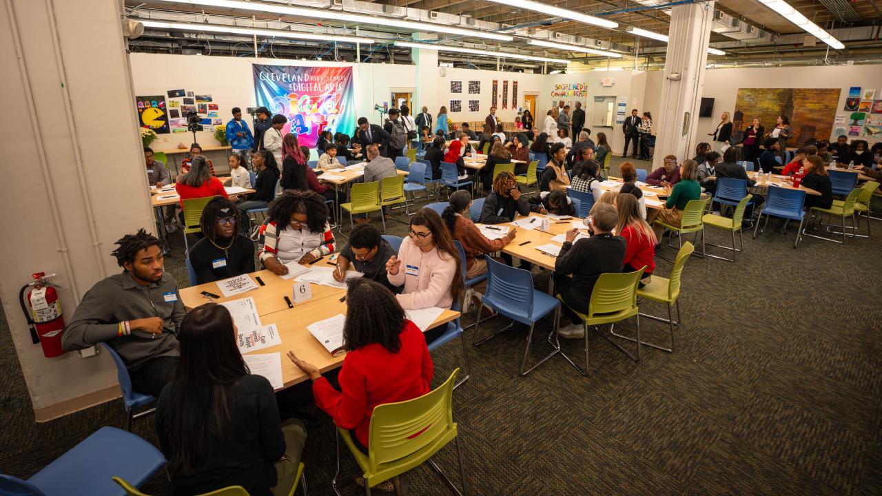 Students shown in the classroom.