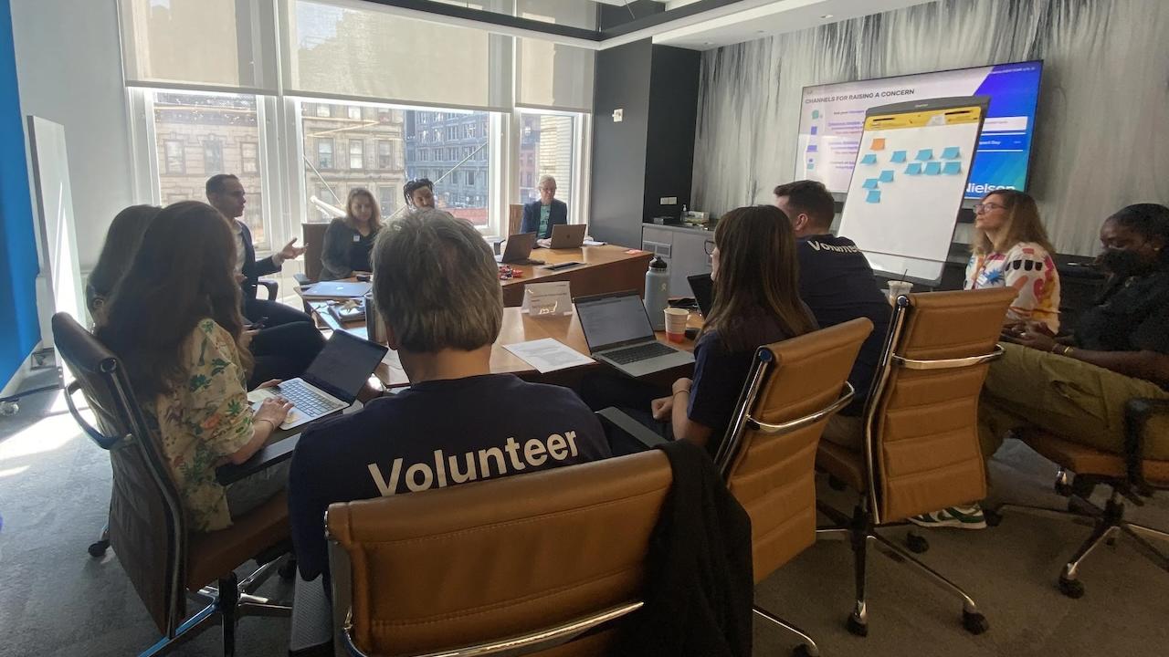 Nielsen volunteers consult with nonprofits driving representation in media and technology during our global day of service