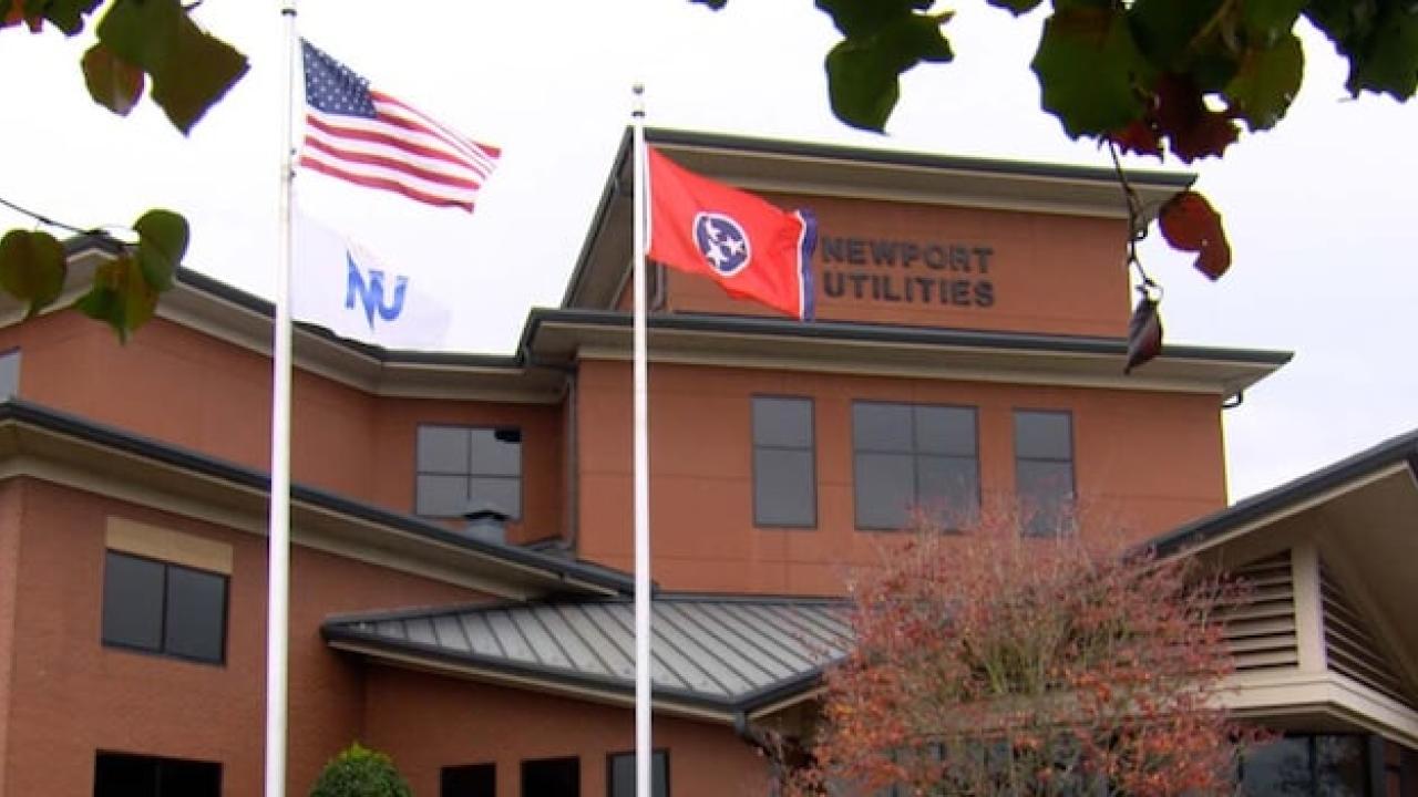 outside view of Newport Utilities headquarters
