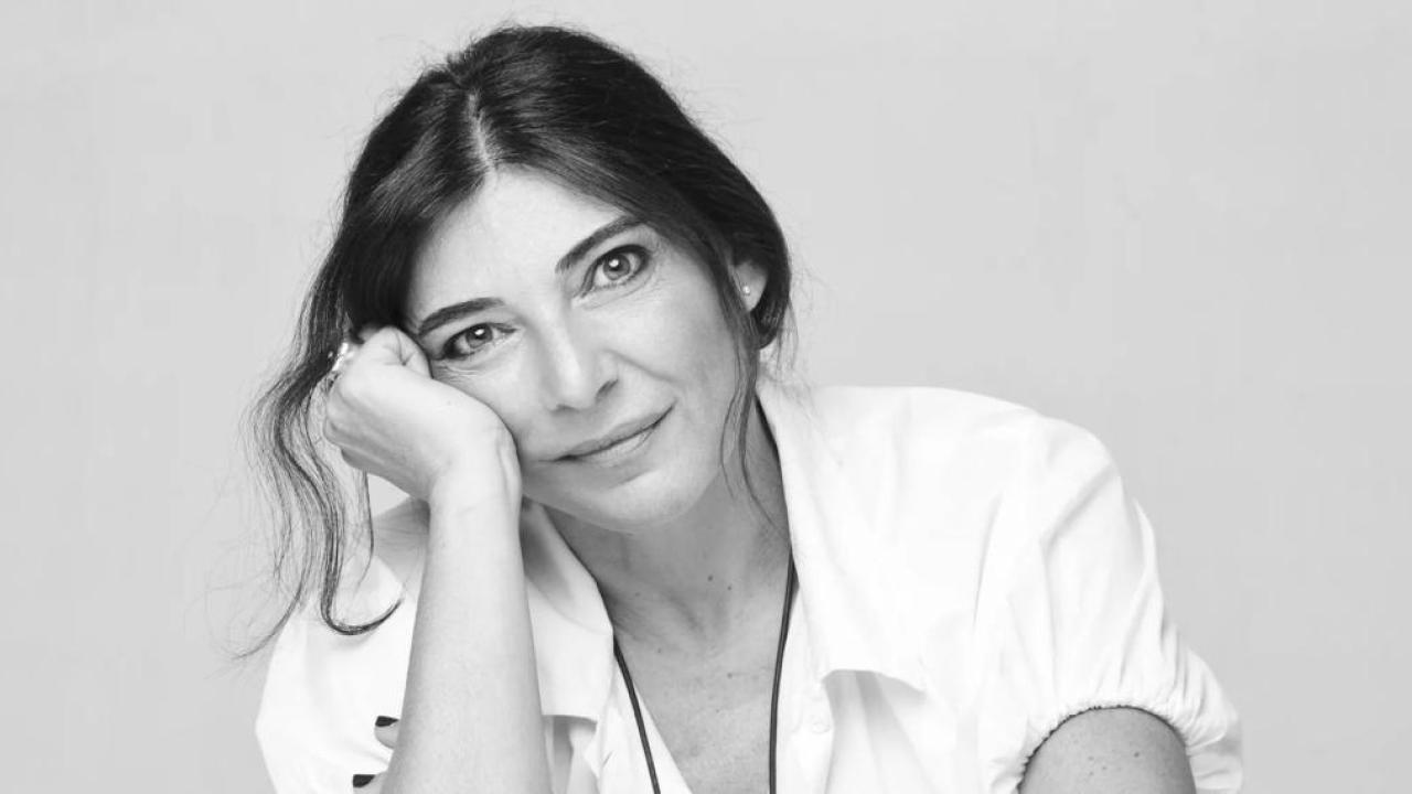 Black and white portrait of Nada Debs