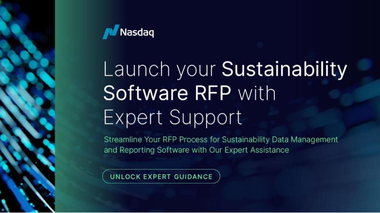 "Launch your Sustainability Software RFP with Expert Support"