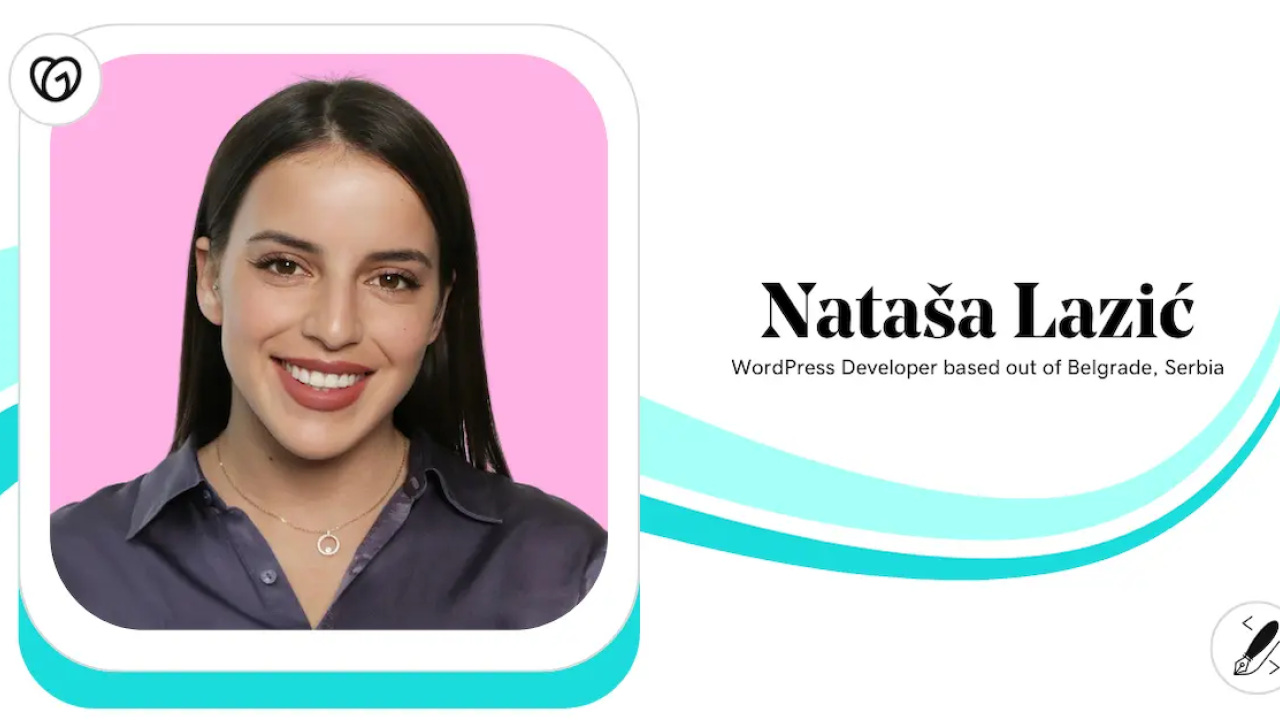 Natasa Lazic, WordPress Developer, GoDaddy.