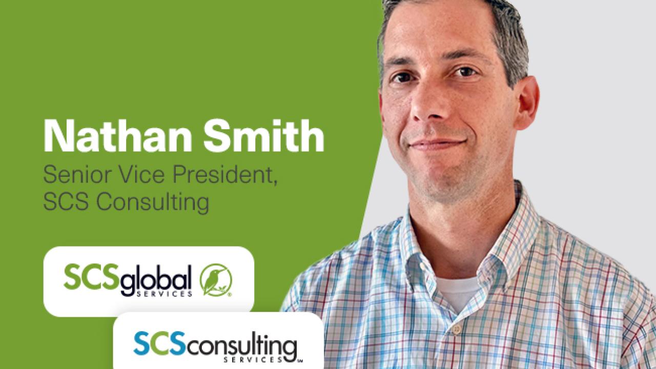 SCS Global Services Names Nathan Smith to Lead SCS Consulting Services