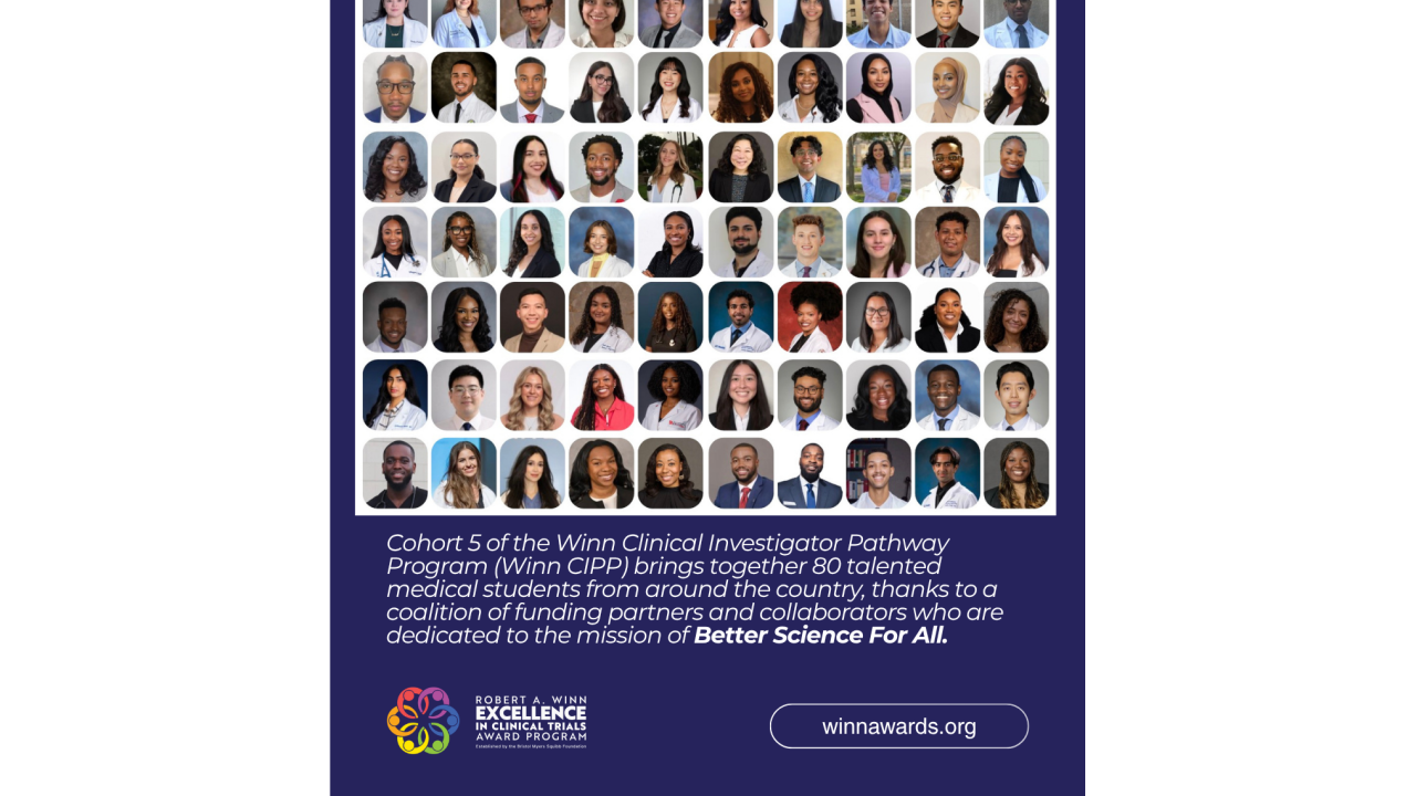 collage of award winners