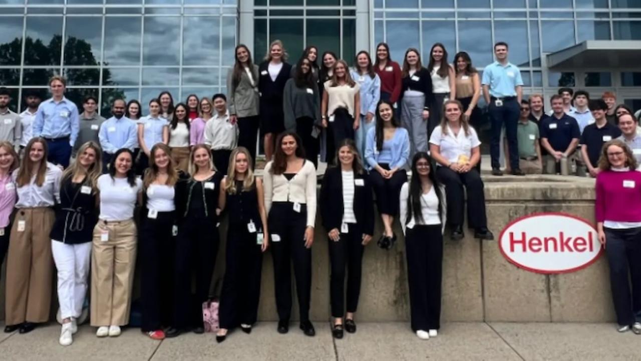 Group photo of interns