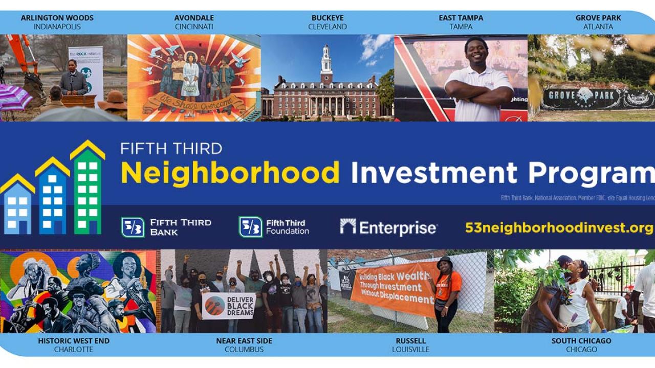 Fifth Third Bank Neighborhood Investment Program collage