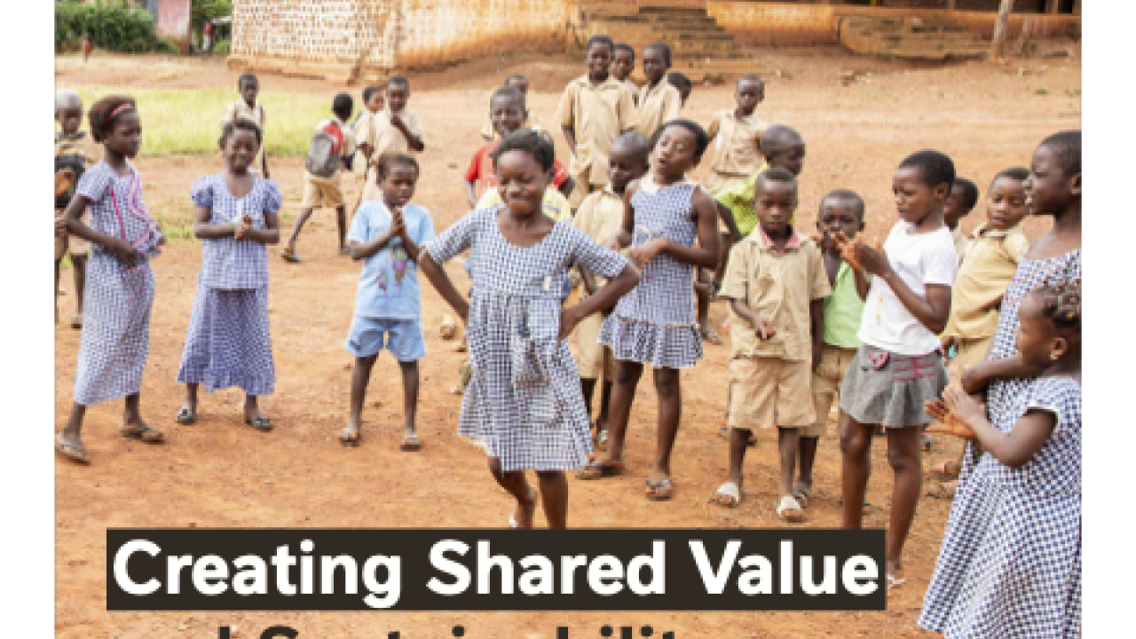 Creating Shared Value and Sustainability Report 2021 cover