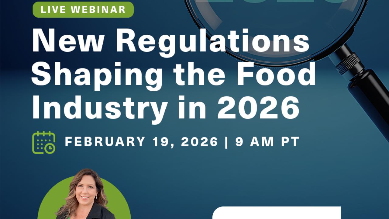 New Regulations Shaping the Food Industry in 2026 Image