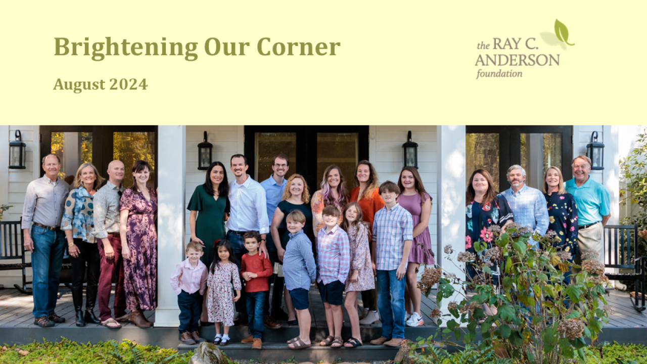 Ray C. Anderson Foundation Family