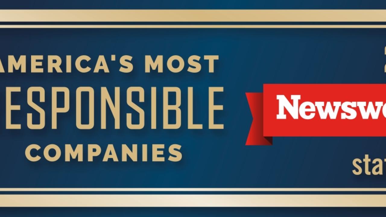 Newsweek Responsible company award