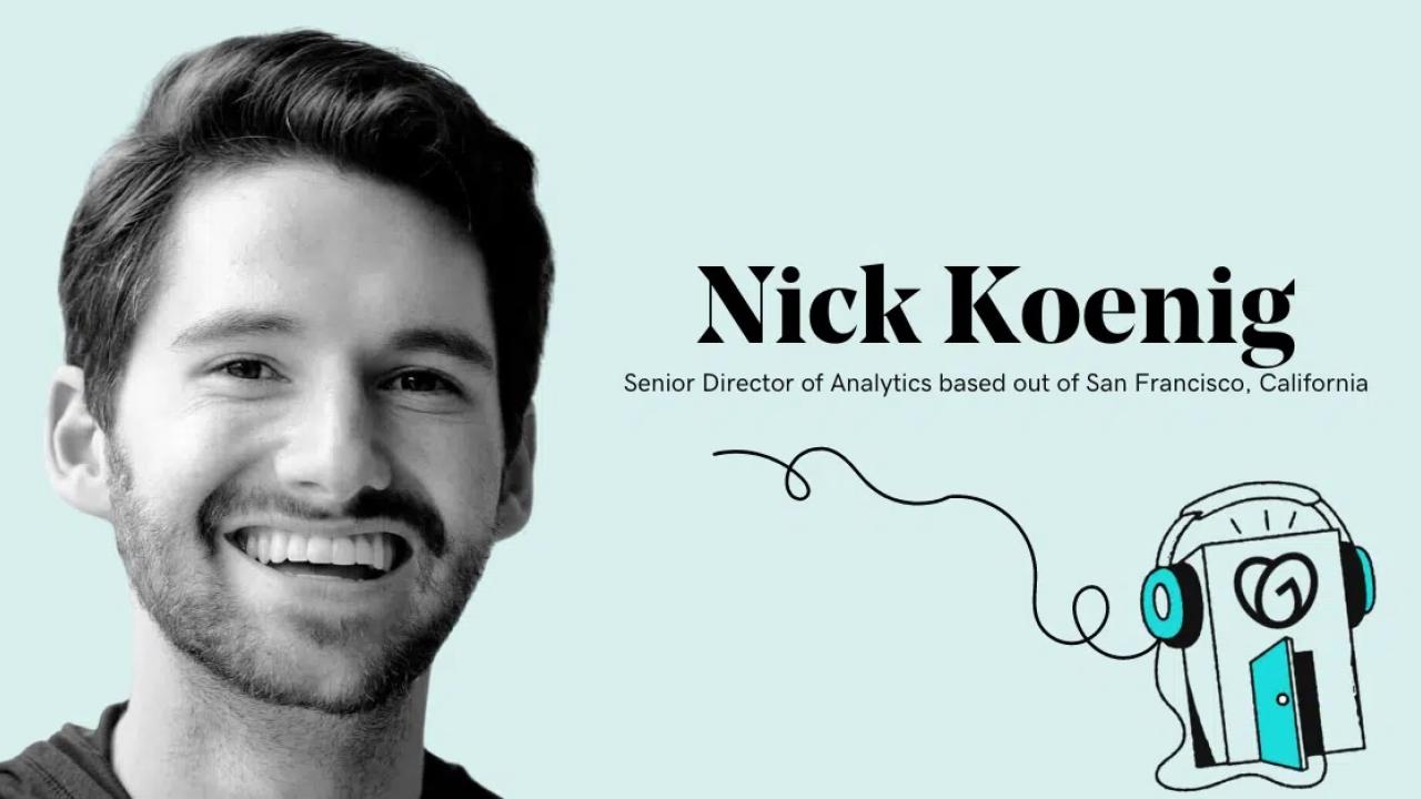 Nick Koenig, Senior Director of Analytics, GoDaddy.