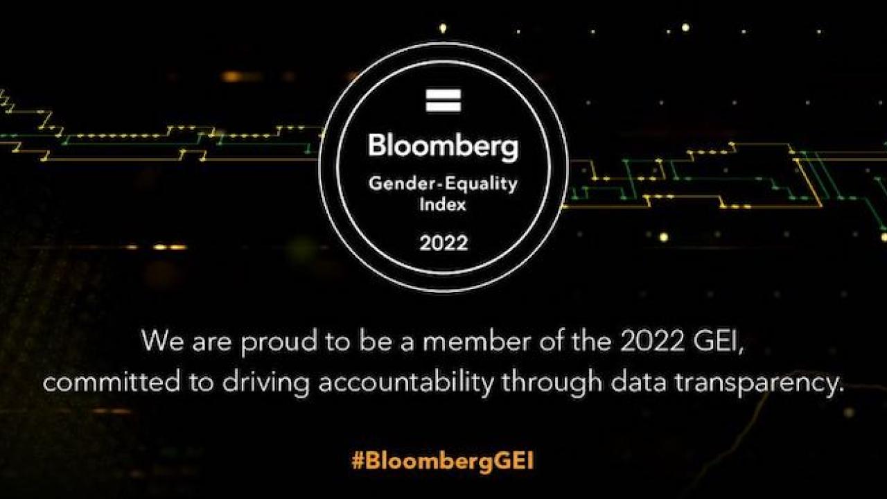 Nielsen: Bloomberg Gender Equity Index 2022. We are proud to be a member of the 2022 GEI , committed to driving accountability through data transparency.