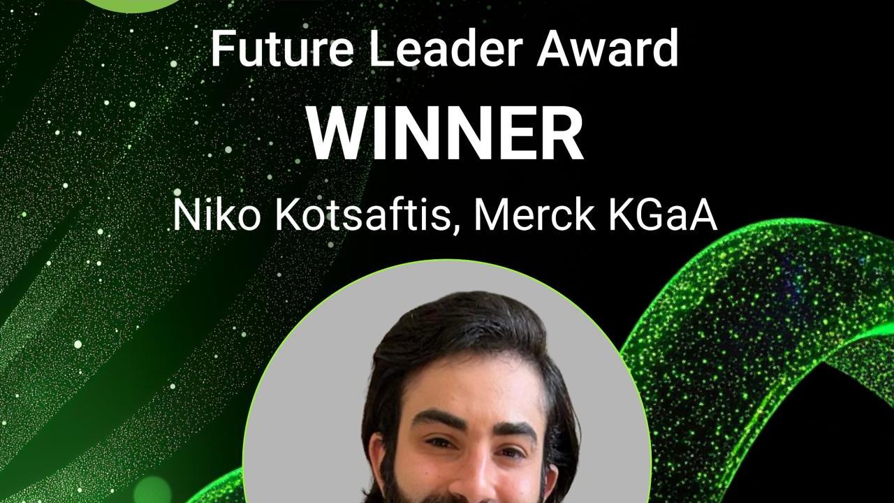 World Sustainability Award Winner, Niko Kotsaftis, of Merck KGaA