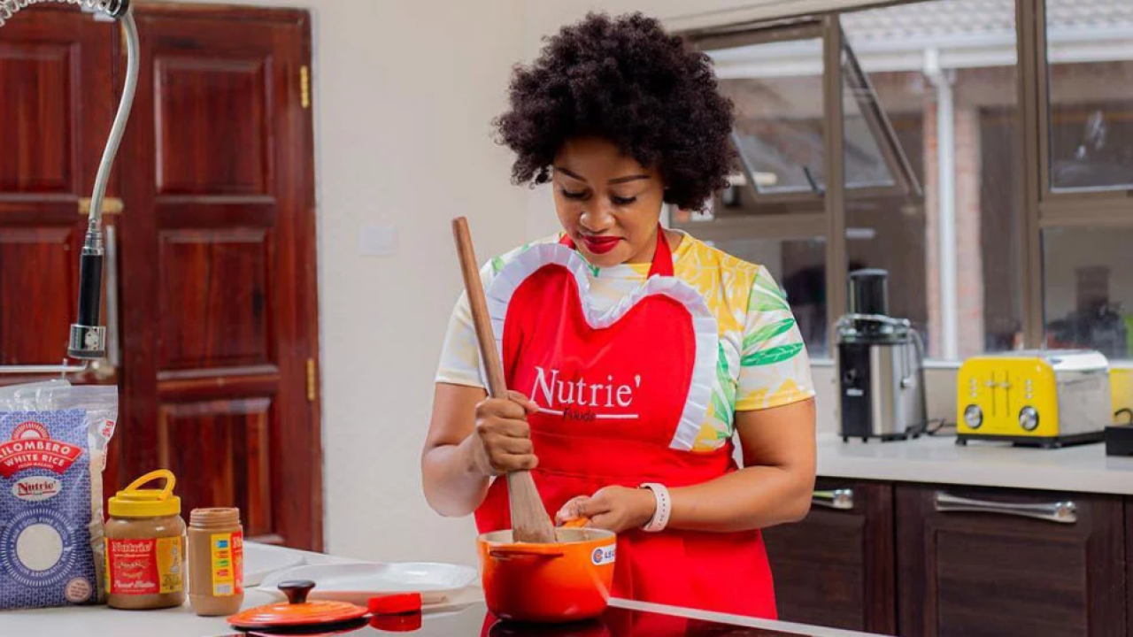Nobukhosi Ndlovu cooking