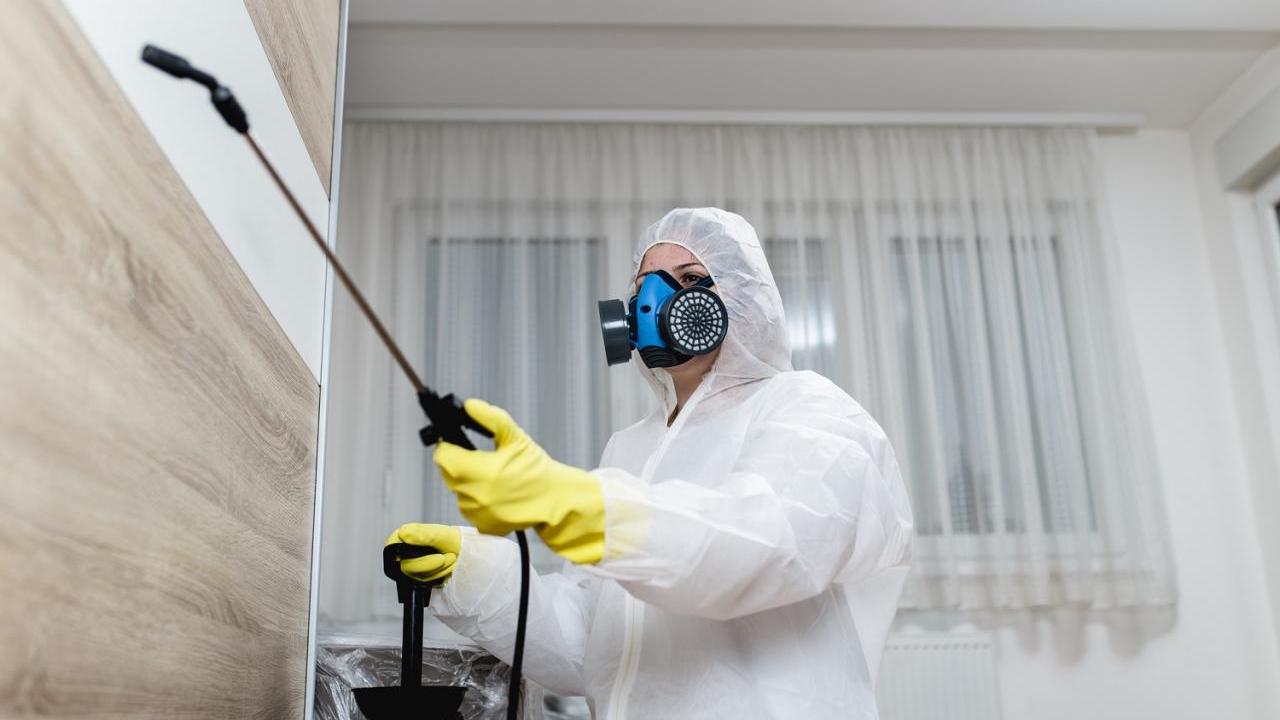 Person in Hazmat Suit