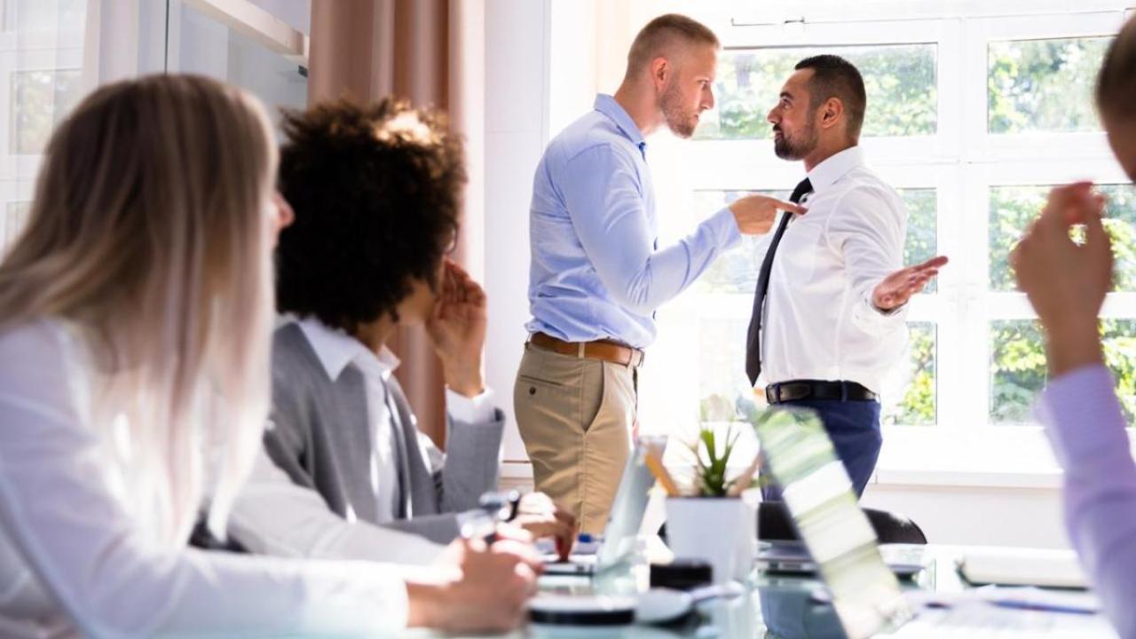 Coworkers Arguing