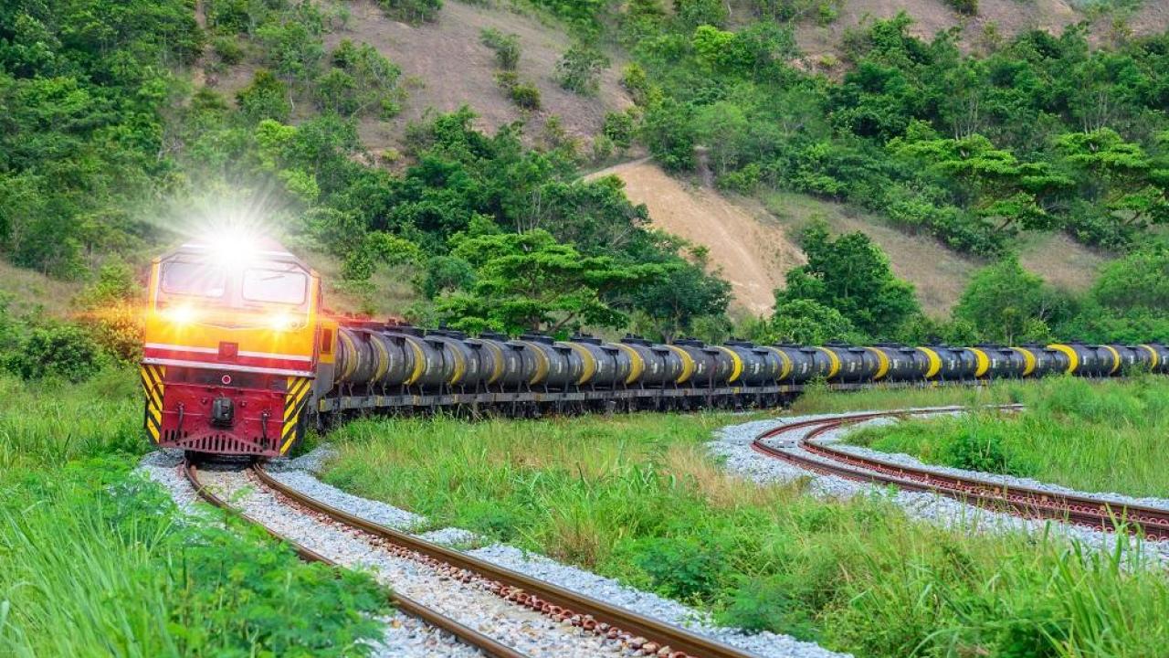 Oil Tanker Train