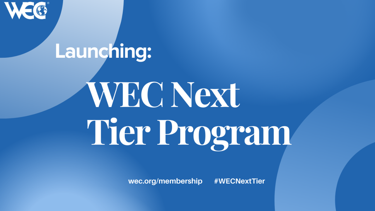 WEC Next Tier Program poster