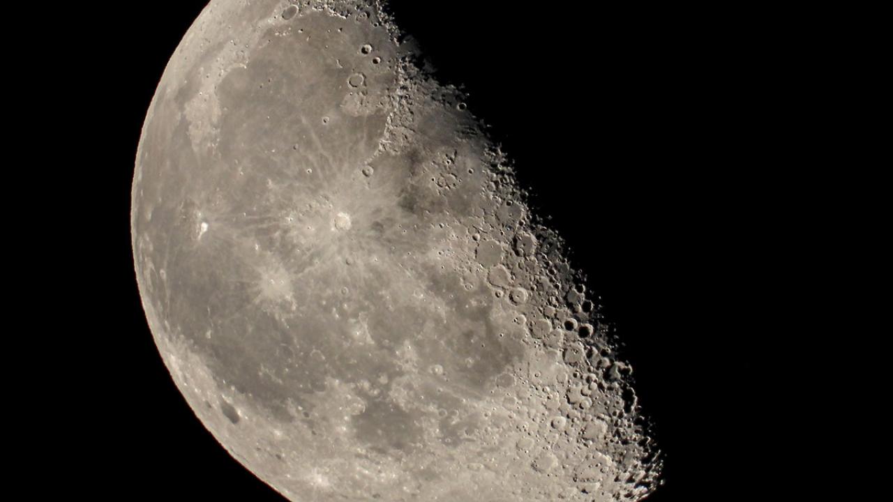 View of the moon.