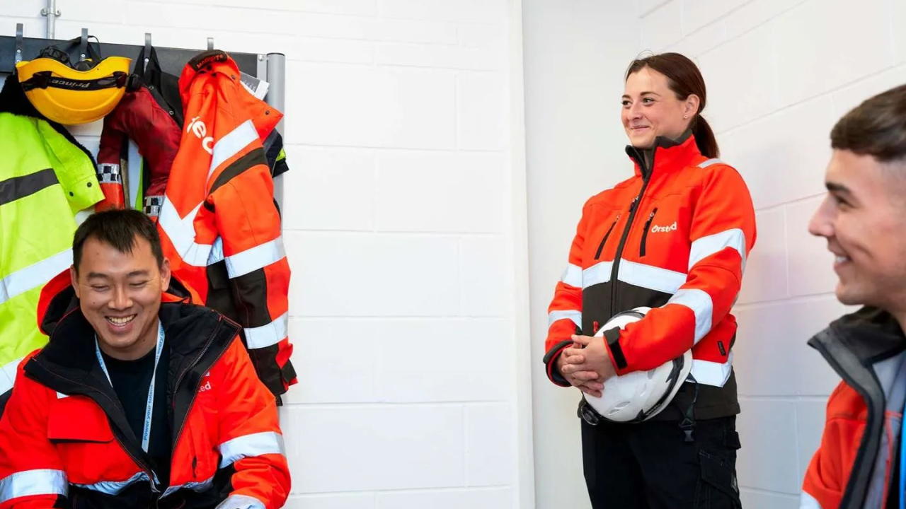 people in safety neon jackets 