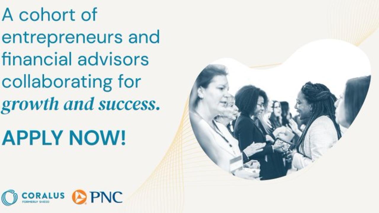 "A cohort of entrepreneurs and financial advisors collaborating for growth and success. Apply Now!"