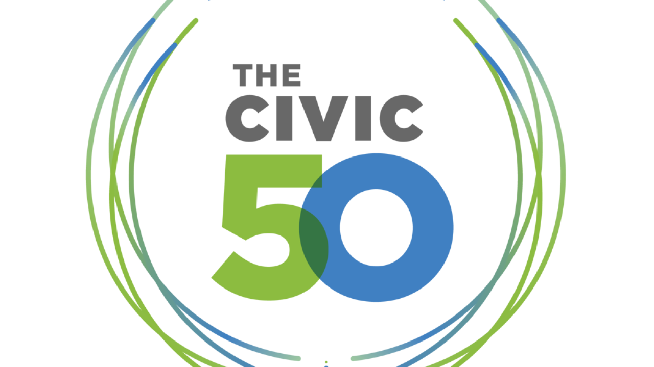 The Civic 50 logo