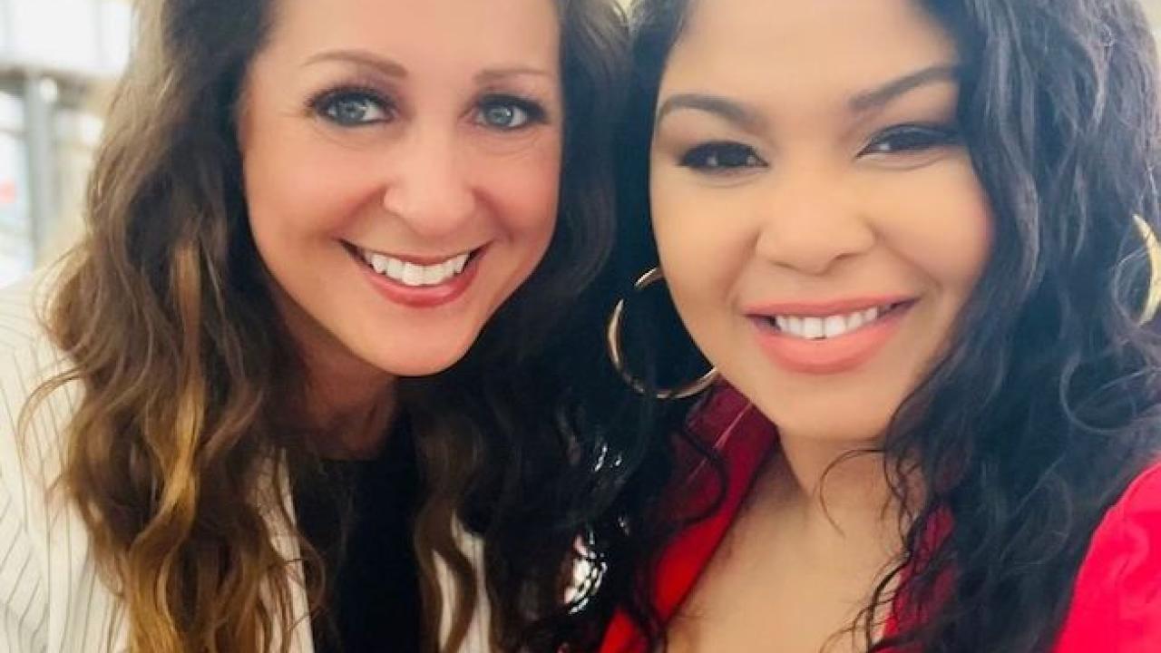 Photo: Gina (left), with KeyBank Branch Manager and Key4Women Certified Advisor Vanity Bryant