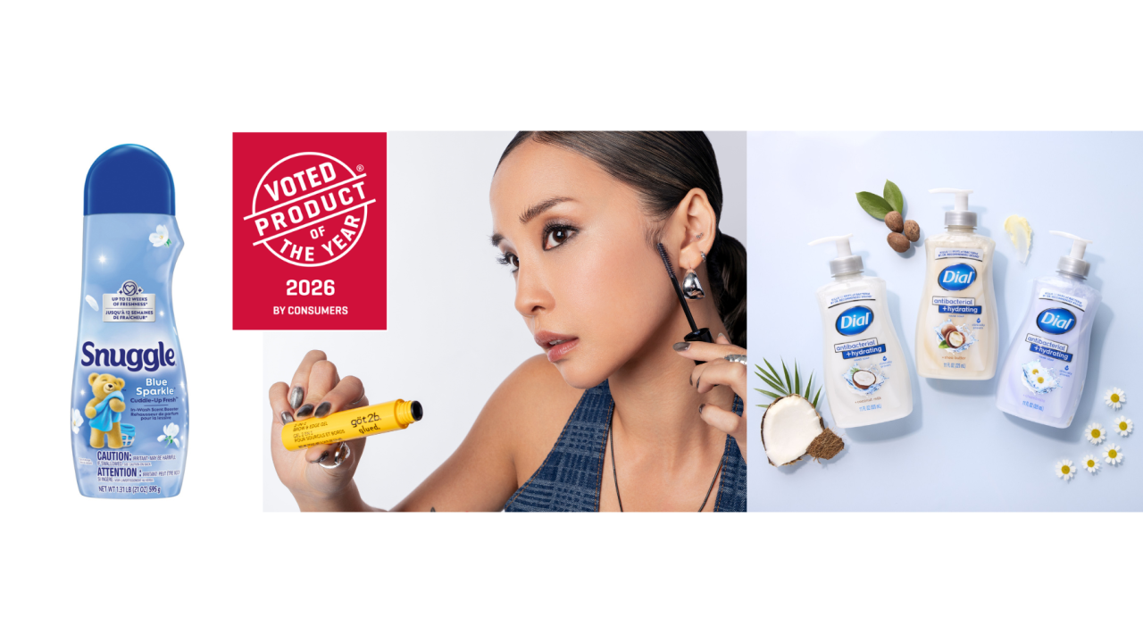 Dial®, Snuggle®, and göt2b® Win Product of the Year™ 2026 Awards